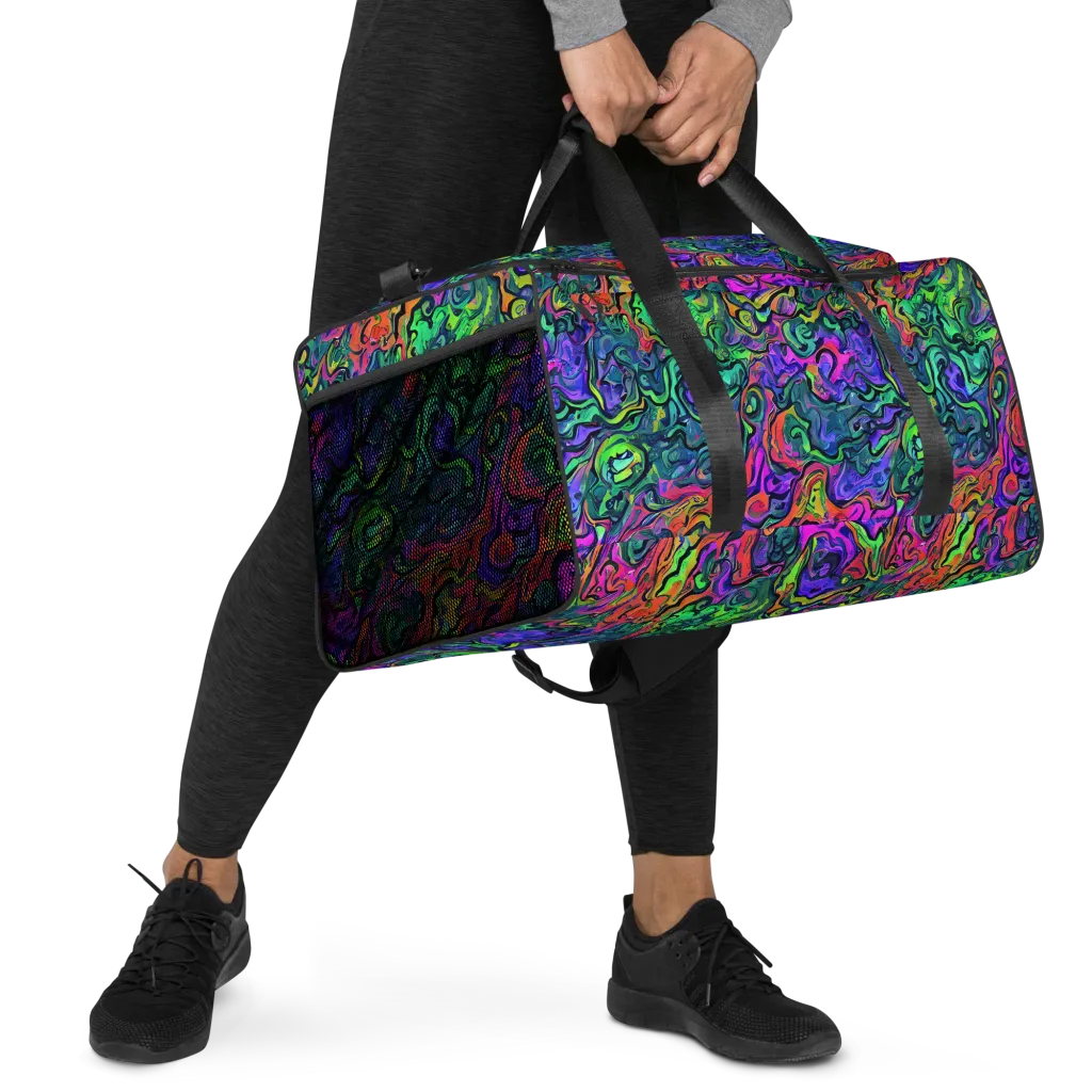 Colorquake on Duffle Bag — Right Front