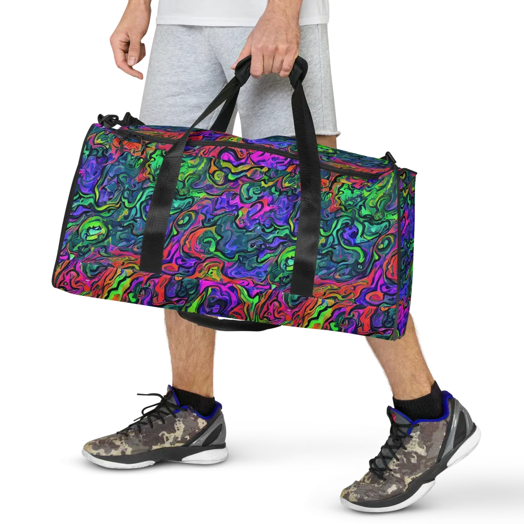 Colorquake on Duffle Bag — Front