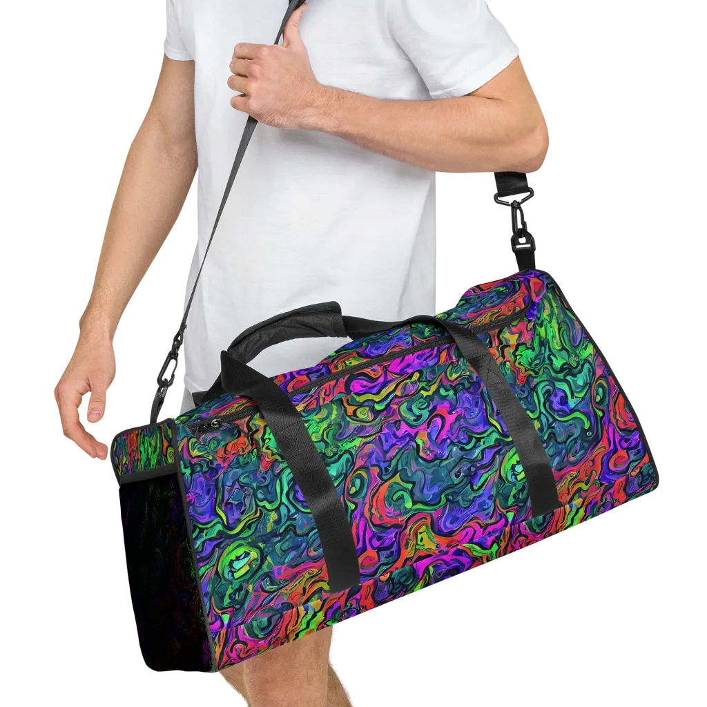 Colorquake on Duffle Bag — Right Front