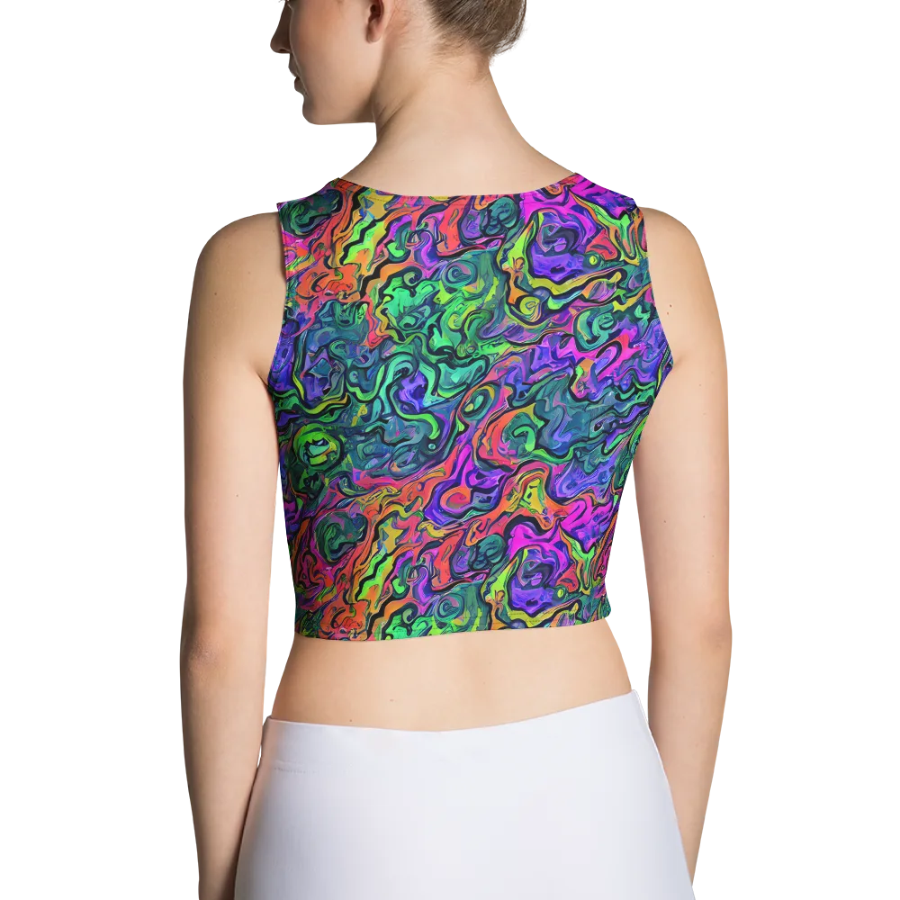 Colorquake on Crop Top — Back