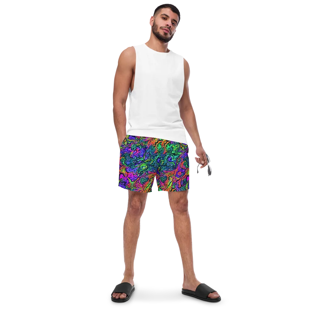 Colorquake on Swim Trunks — Front