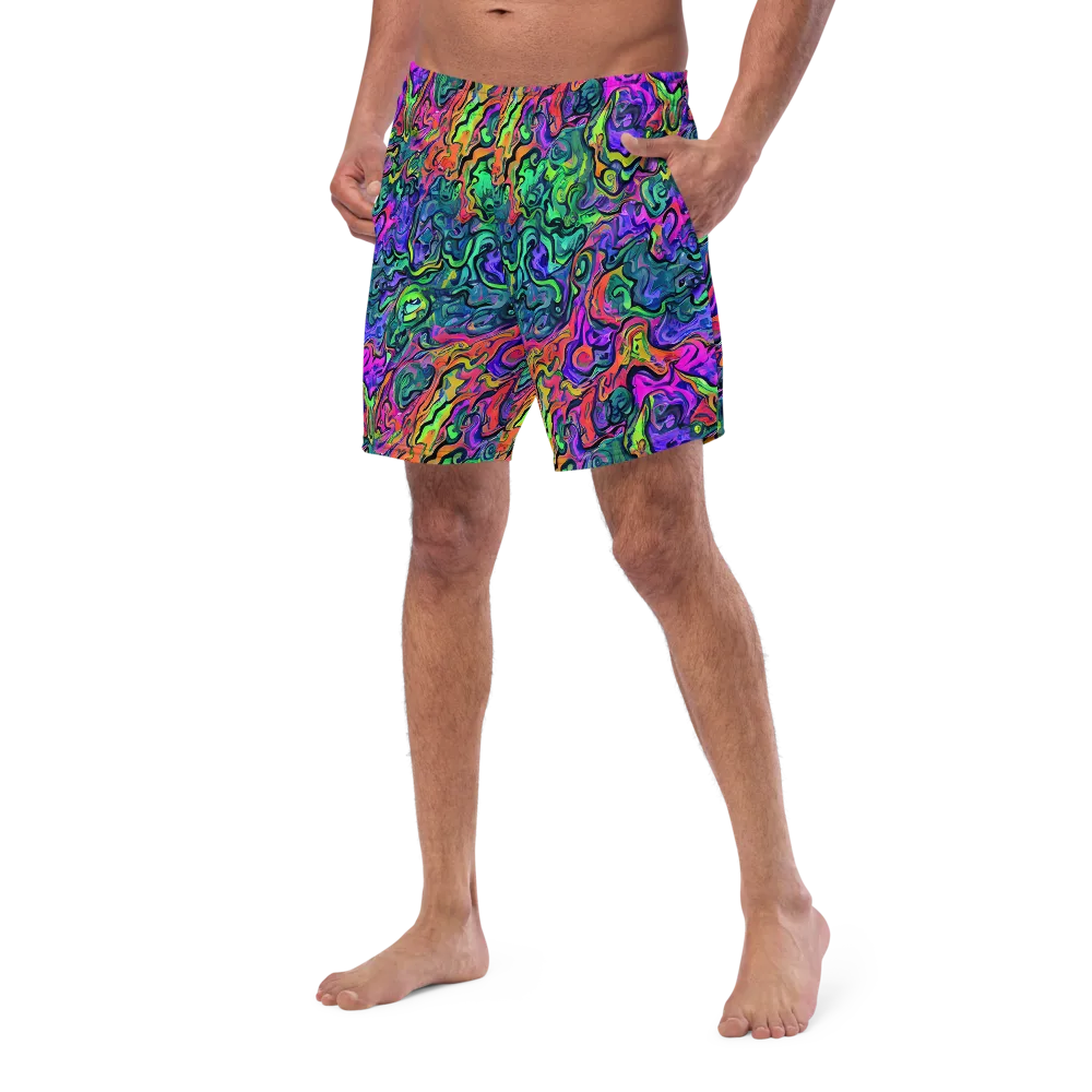 Colorquake on Swim Trunks — Left Front