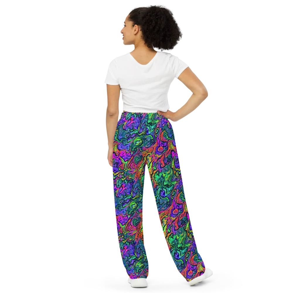 Colorquake on Wide-Leg Pants — Back
