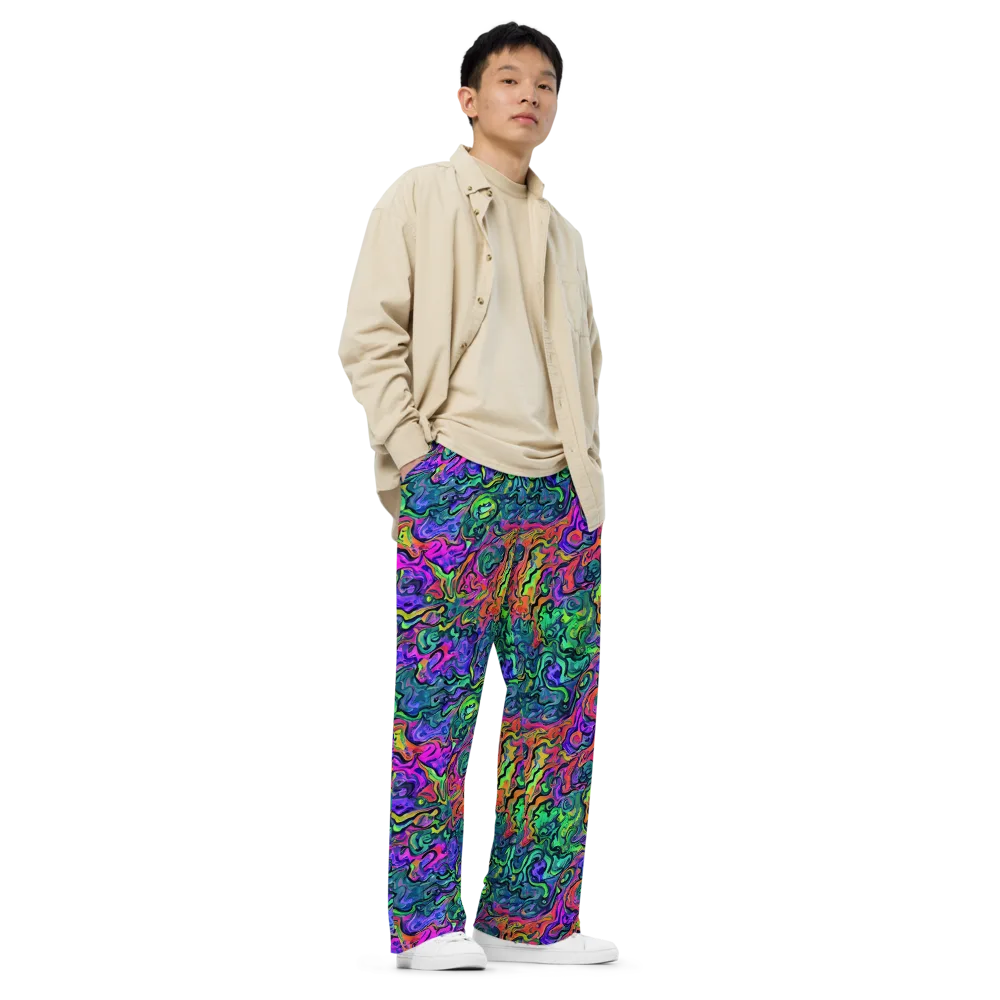 Colorquake on Wide-Leg Pants — Right Front