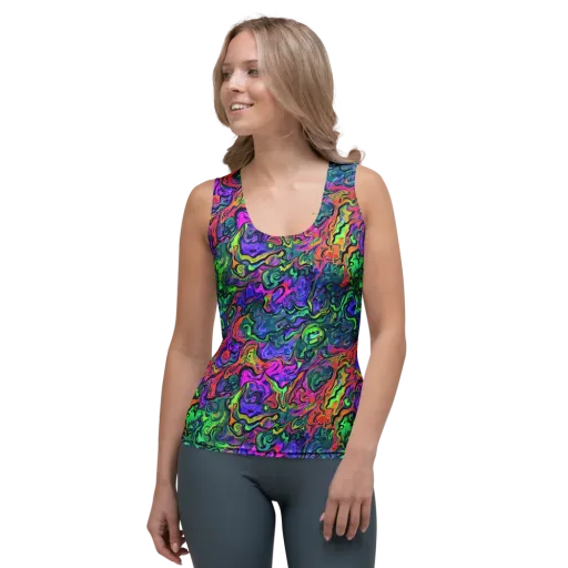 Colorquake on a Women's Tank Top