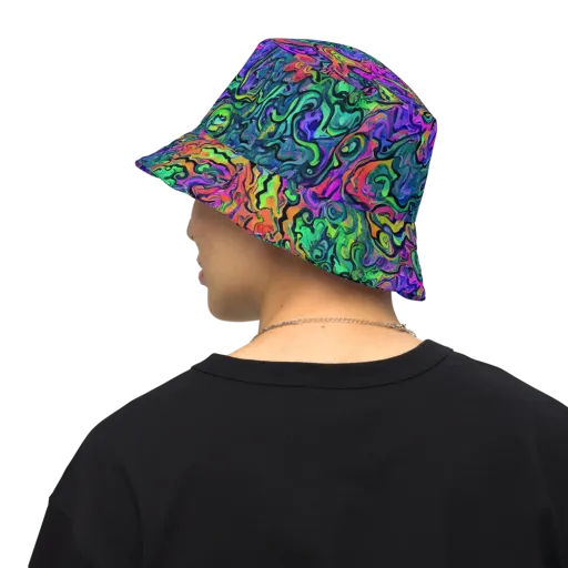Colorquake on a Reversible Bucket Hat