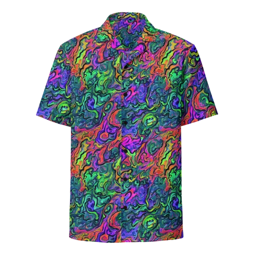 Colorquake on a Button Shirt