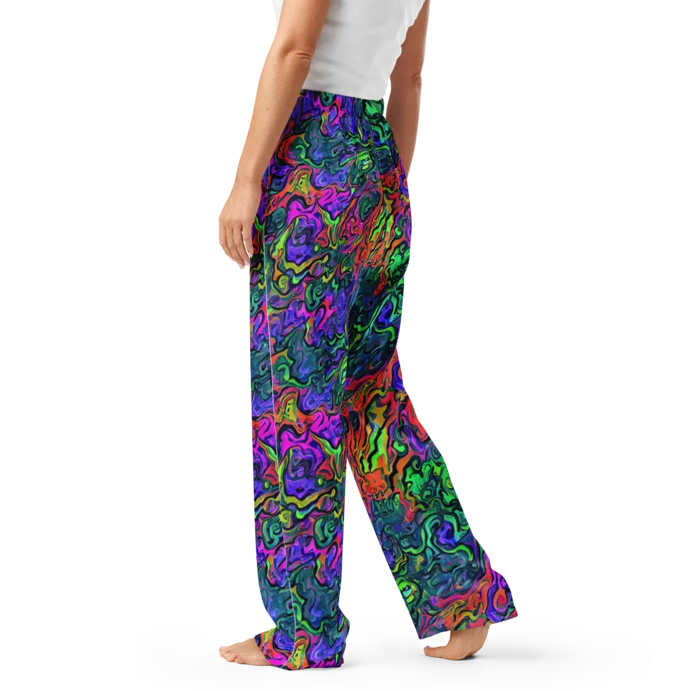 Colorquake on Women's Pajama Pants — Left