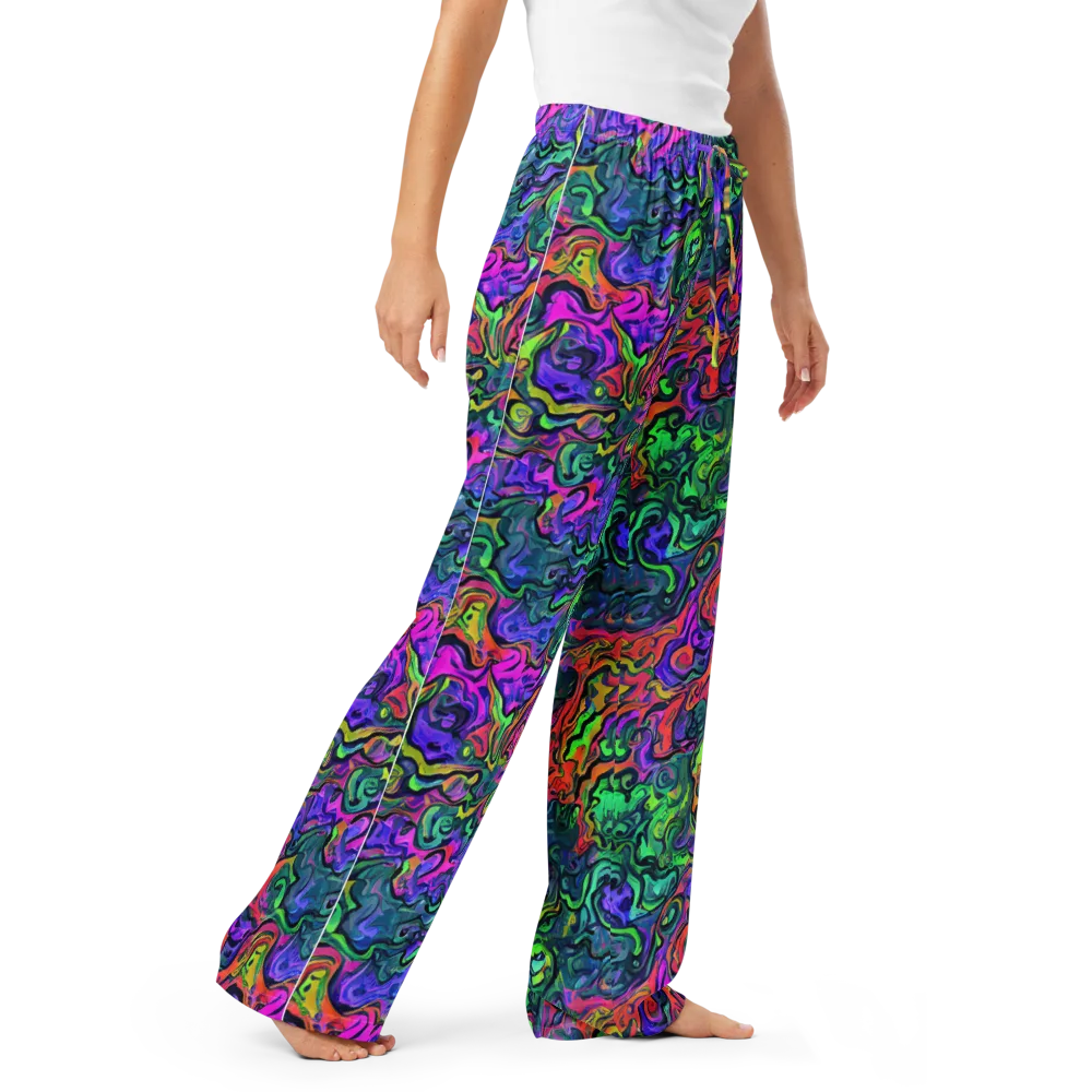 Colorquake on Women's Pajama Pants — Right Front