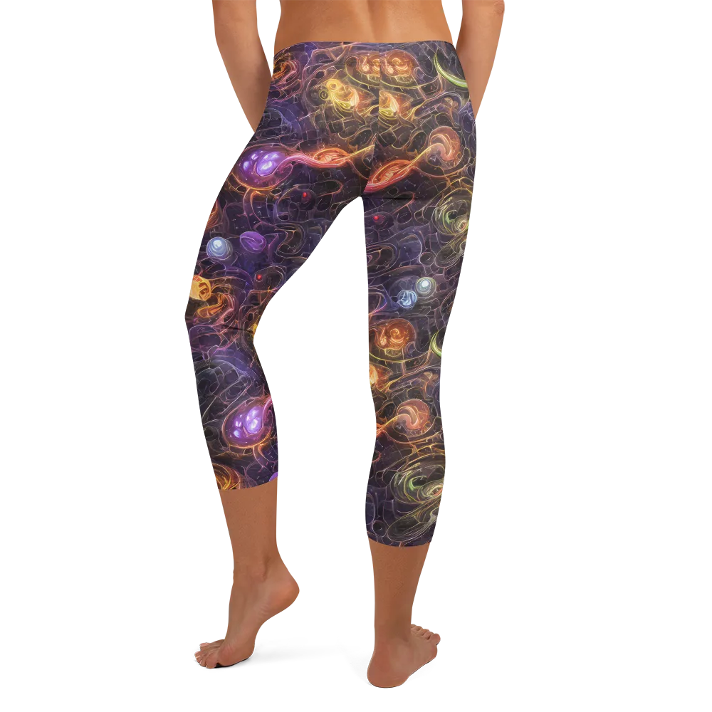 Luminous Gravity on Capri Leggings — Back