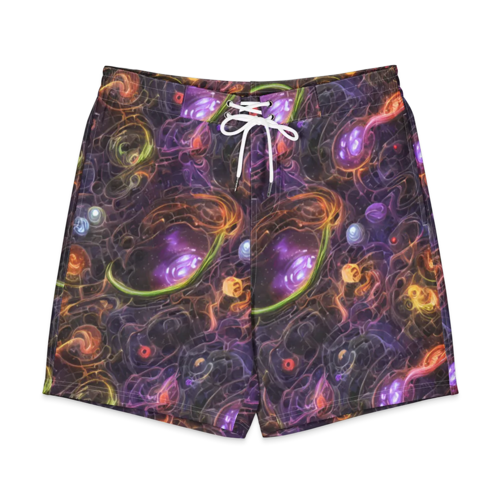 Luminous Gravity on Men's Board Shorts — Front
