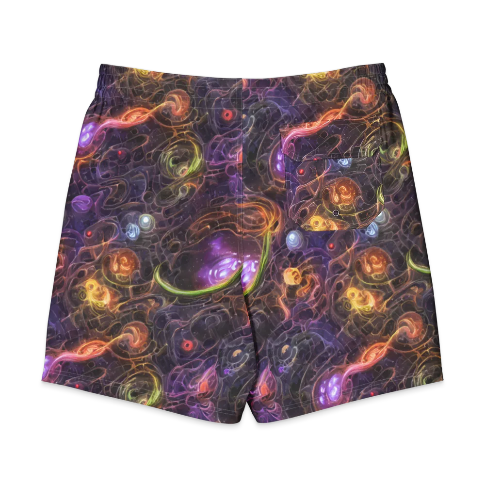 Luminous Gravity on Men's Board Shorts — Back