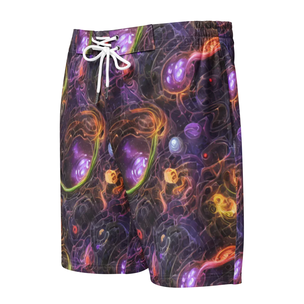 Luminous Gravity on Men's Board Shorts — Front