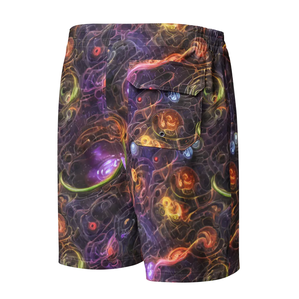 Luminous Gravity on Men's Board Shorts — Back