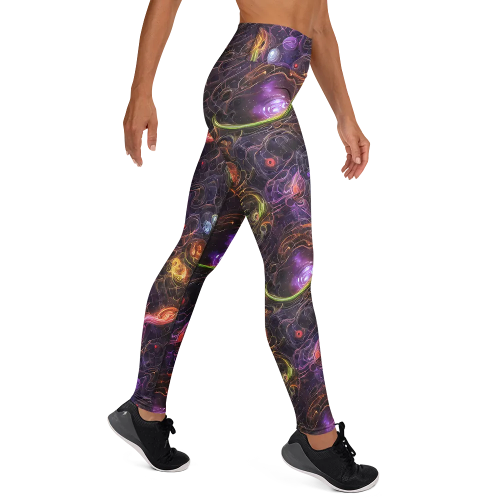 Luminous Gravity on Yoga Leggings — Right
