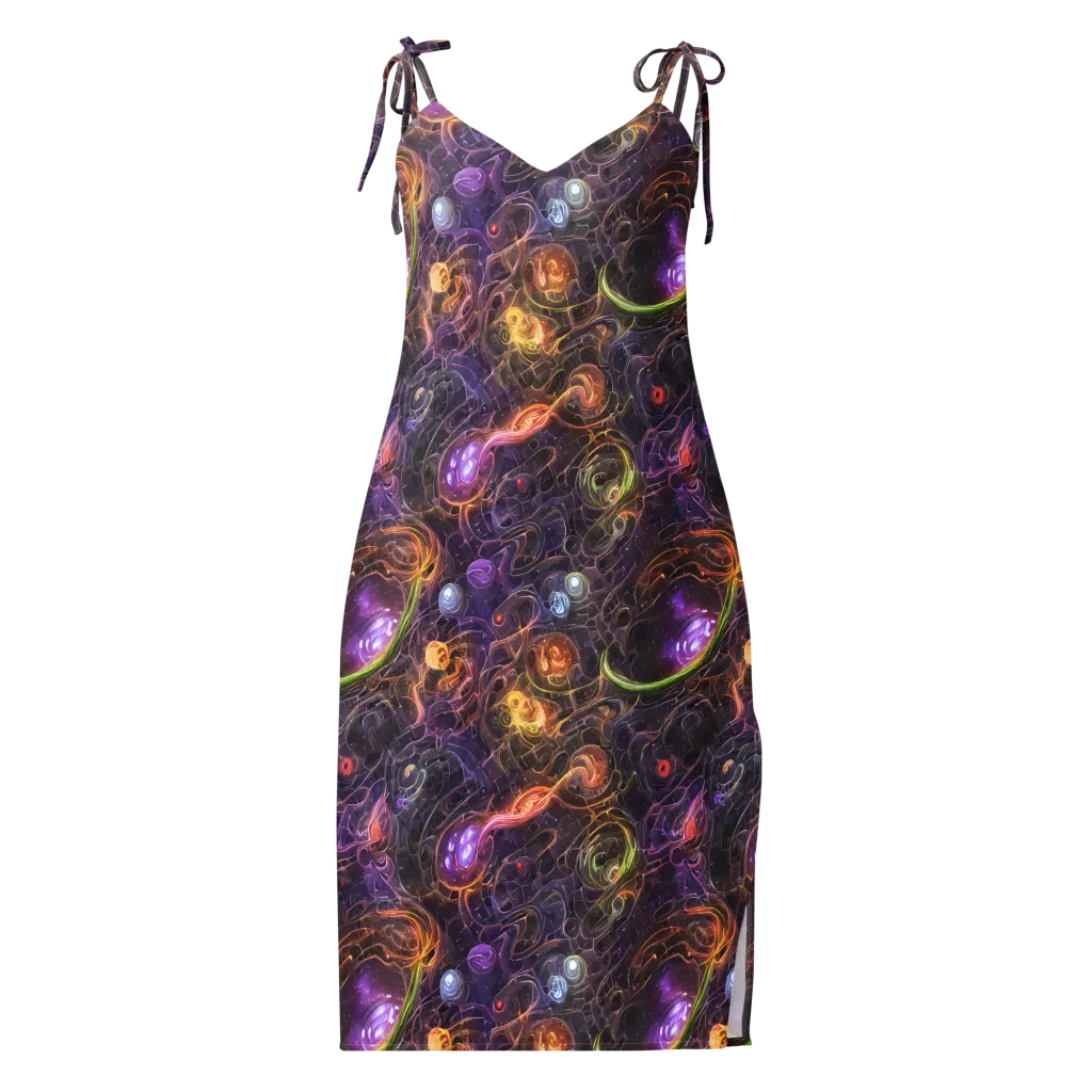 Luminous Gravity on Slip Dress — Front