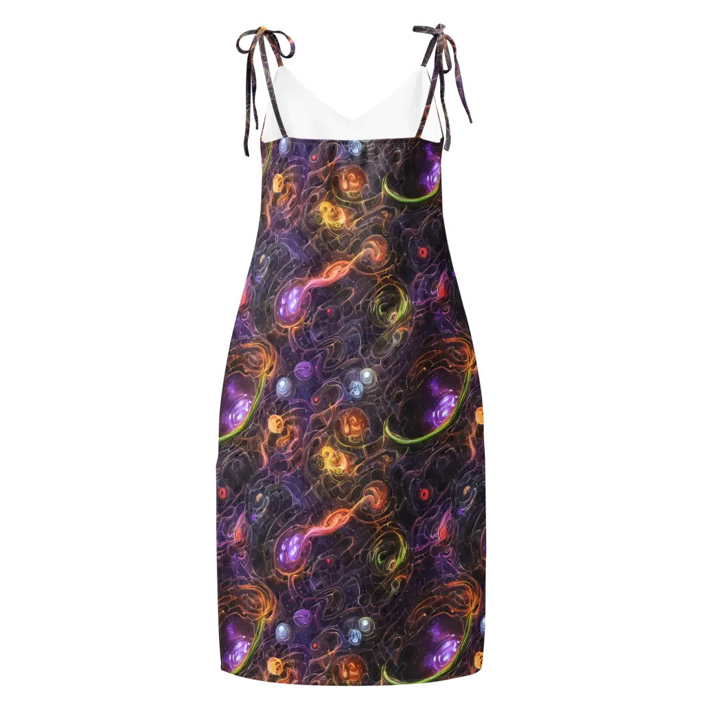 Luminous Gravity on Slip Dress — Back