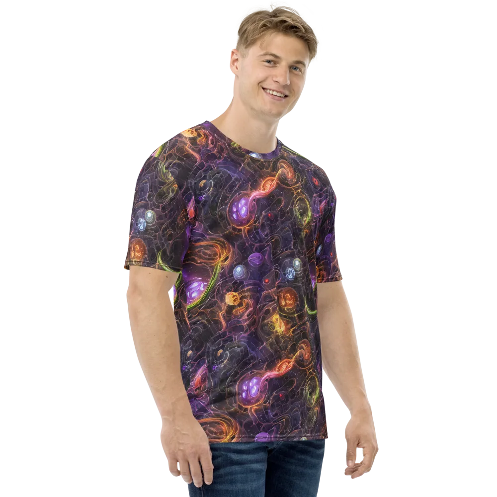 Luminous Gravity on Men's Crew Neck T-Shirt — Right