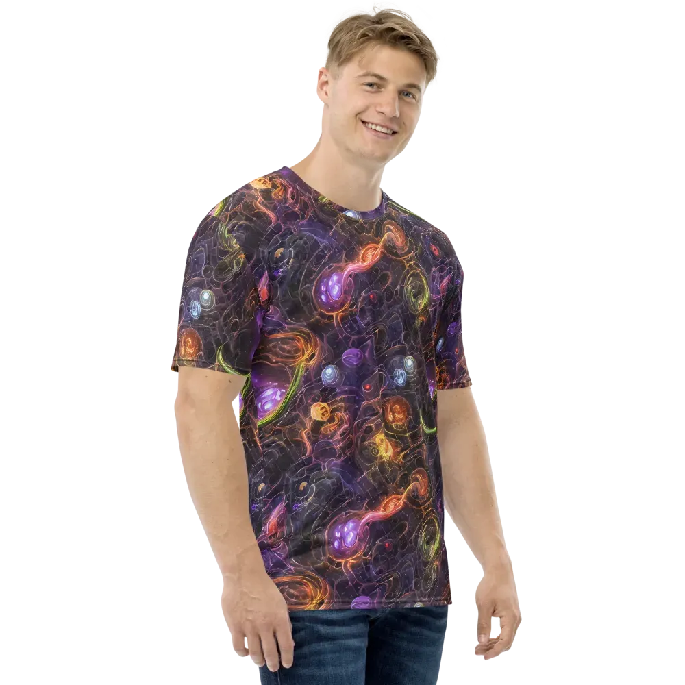 Luminous Gravity on Men's Crew Neck T-Shirt — Right