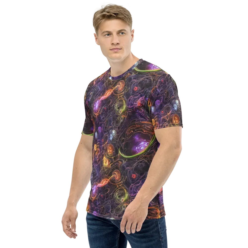 Luminous Gravity on Men's Crew Neck T-Shirt — Left