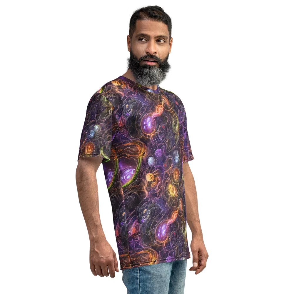 Luminous Gravity on Men's Crew Neck T-Shirt — Right