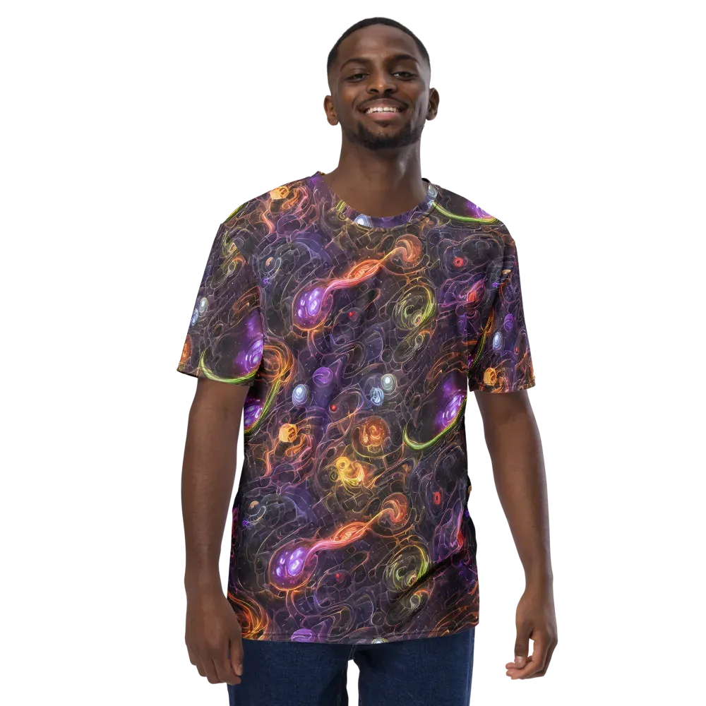 Luminous Gravity on Men's Crew Neck T-Shirt — Front