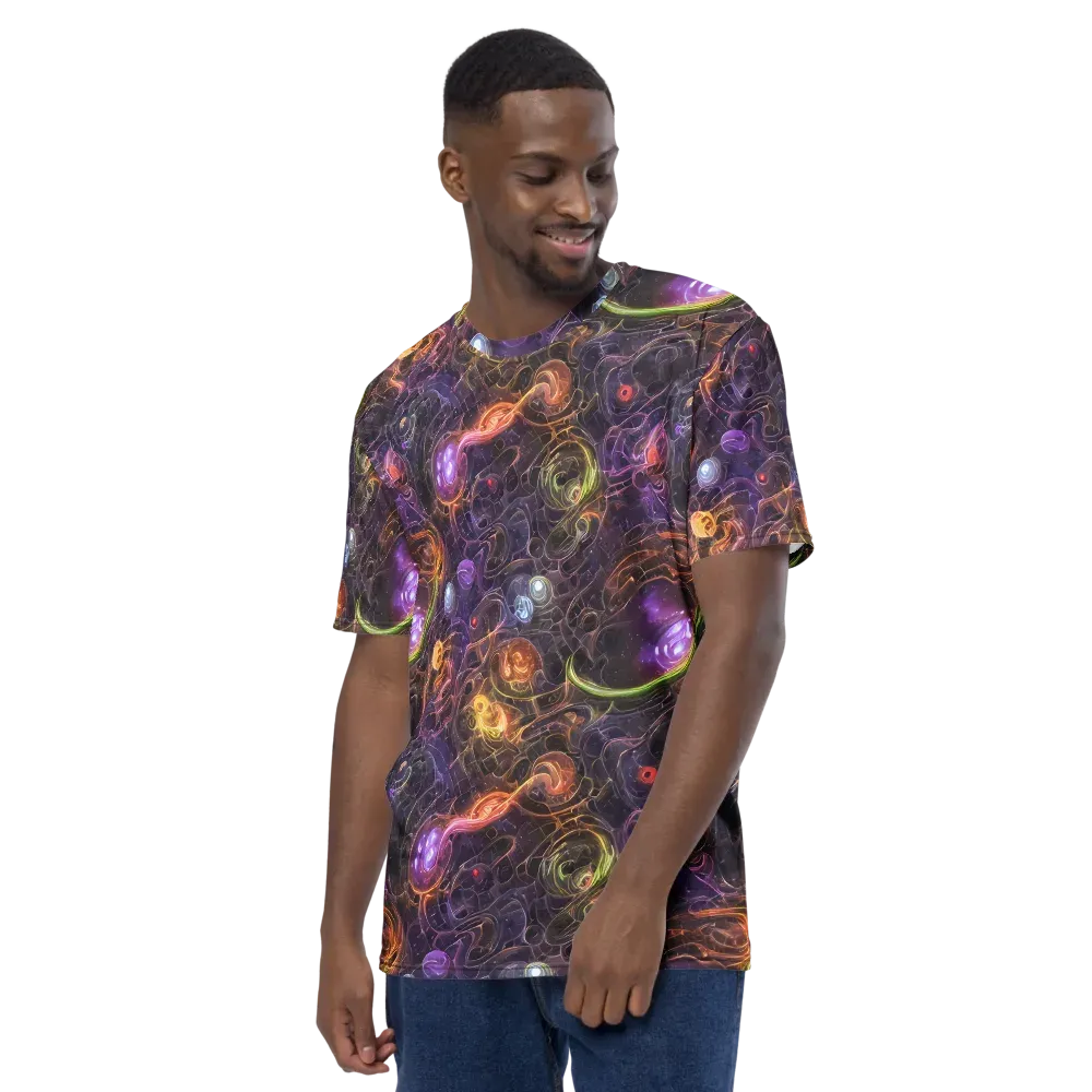 Luminous Gravity on Men's Crew Neck T-Shirt — Left