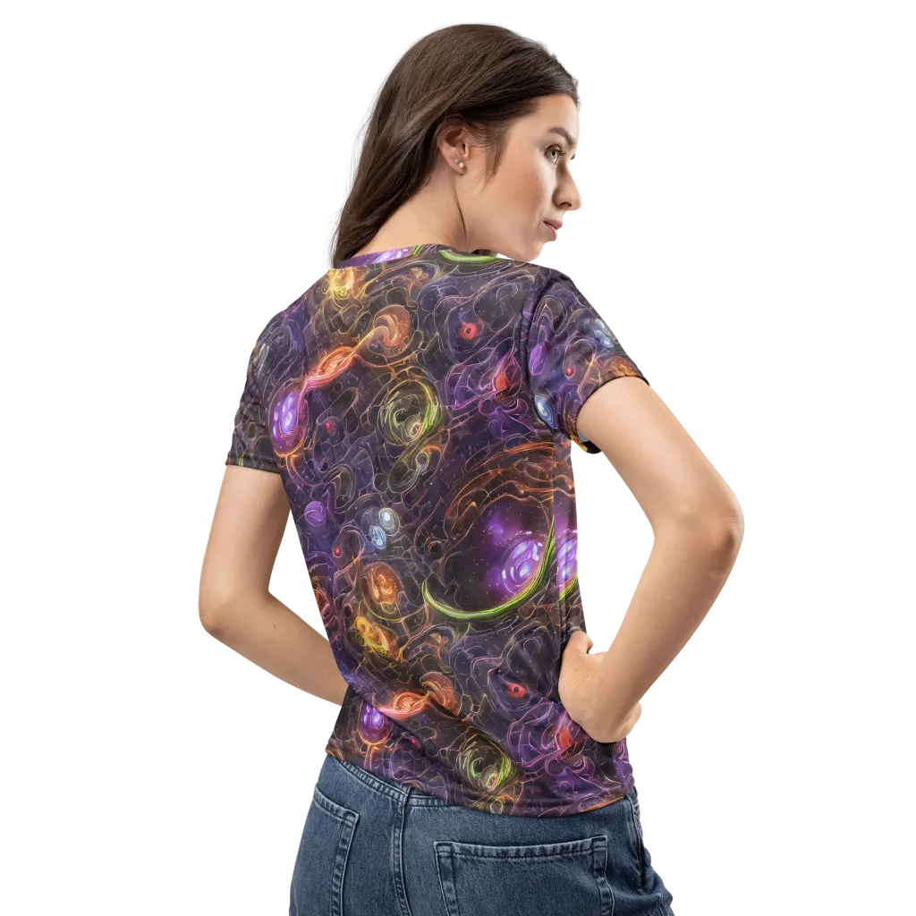 Luminous Gravity on Women's Crew Neck T-Shirt — Back