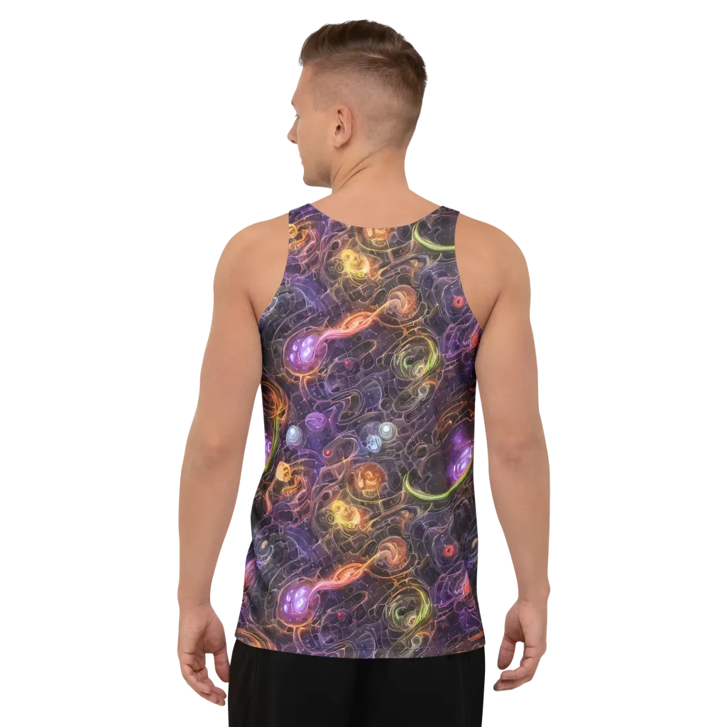 Luminous Gravity on Men's Tank Top — Back
