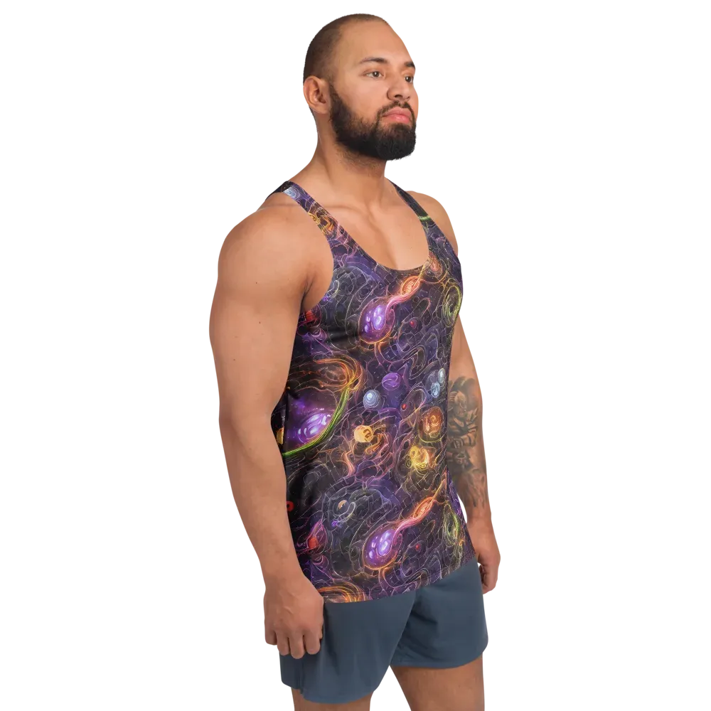 Luminous Gravity on Men's Tank Top — Right Front