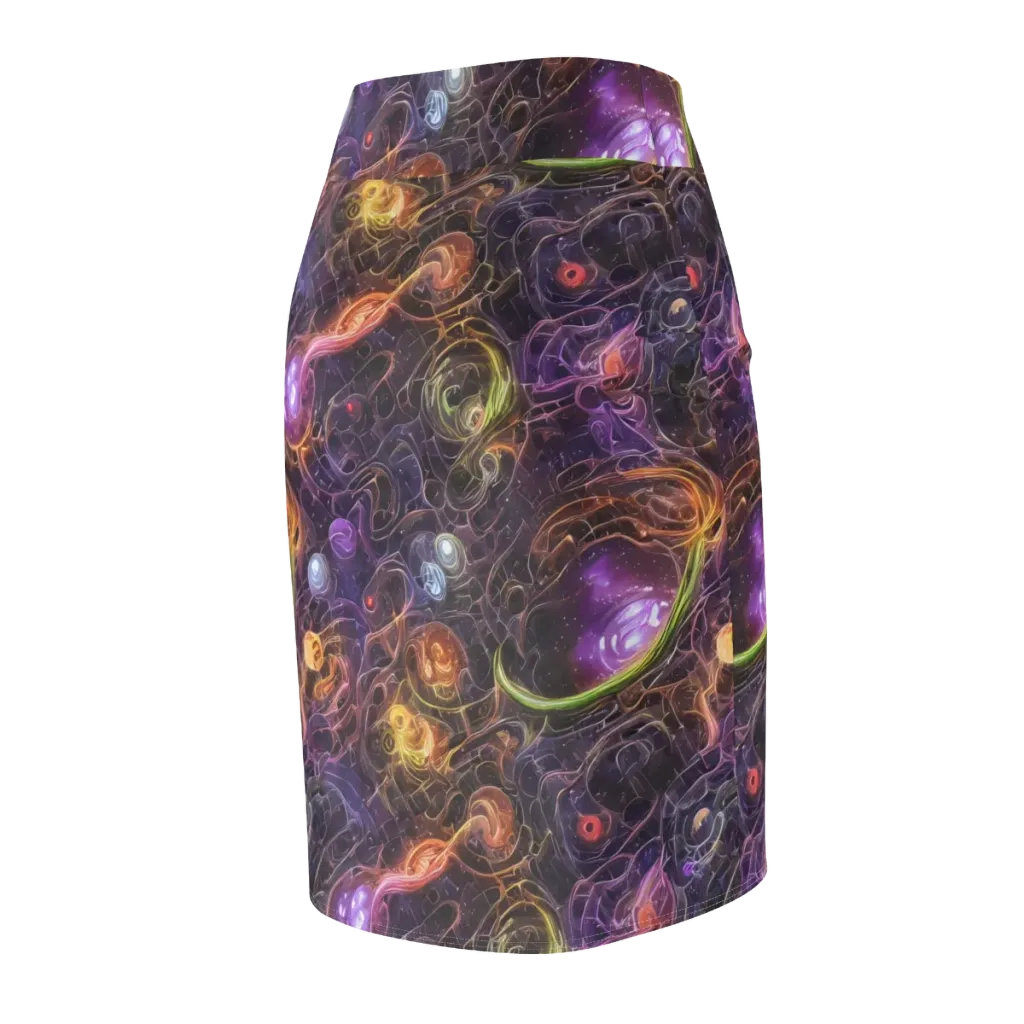 Luminous Gravity on Pencil Skirt — Back Side
