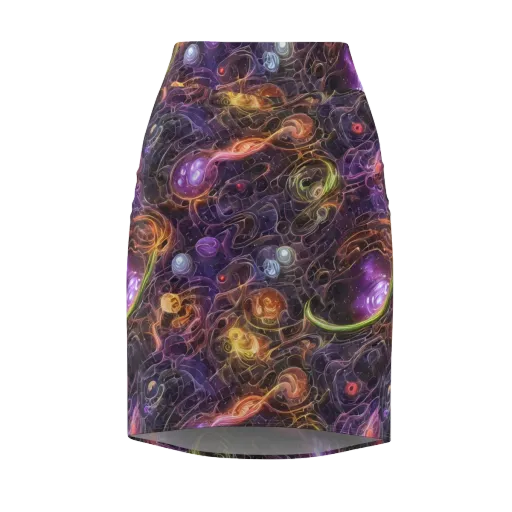 Luminous Gravity on a Pencil Skirt