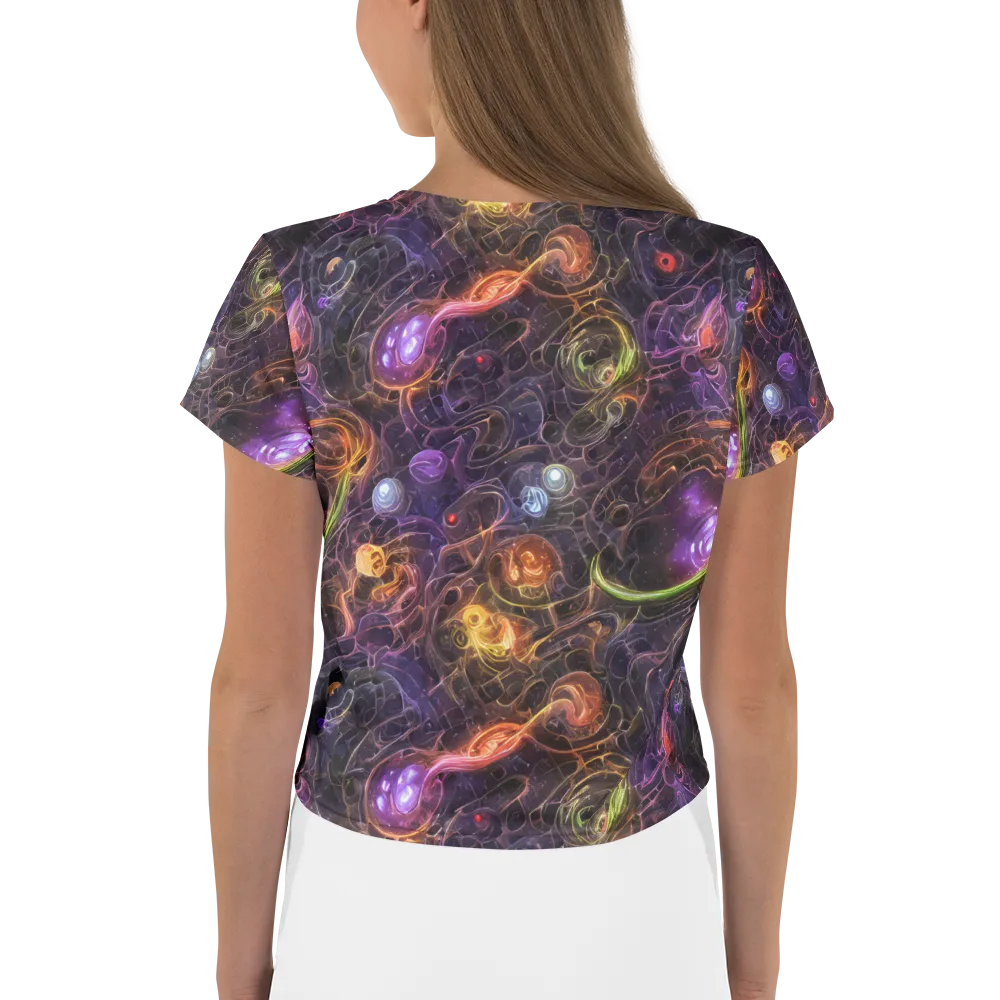 Luminous Gravity on Crop Tee — Back