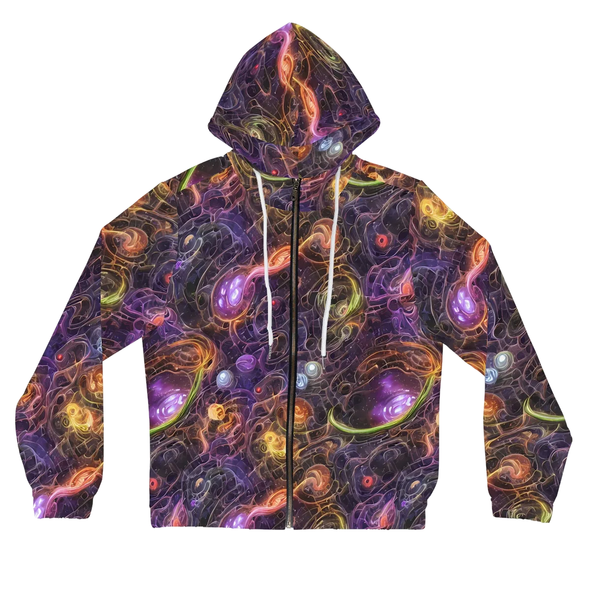 Luminous Gravity on Women's Full-Zip Hoodie — Front