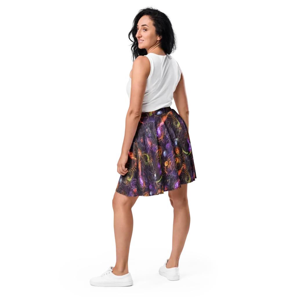 Luminous Gravity on Skater Skirt — Back