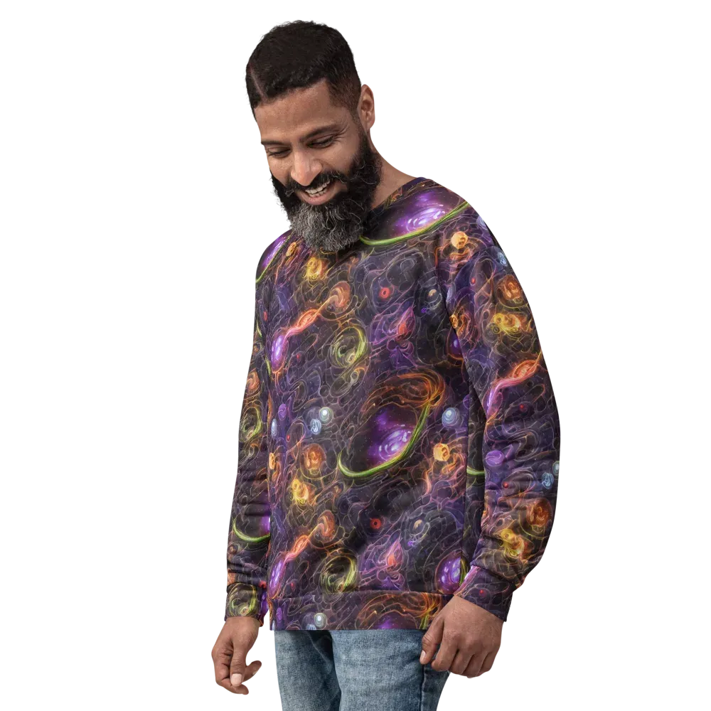 Luminous Gravity on Sweatshirt — Left Front