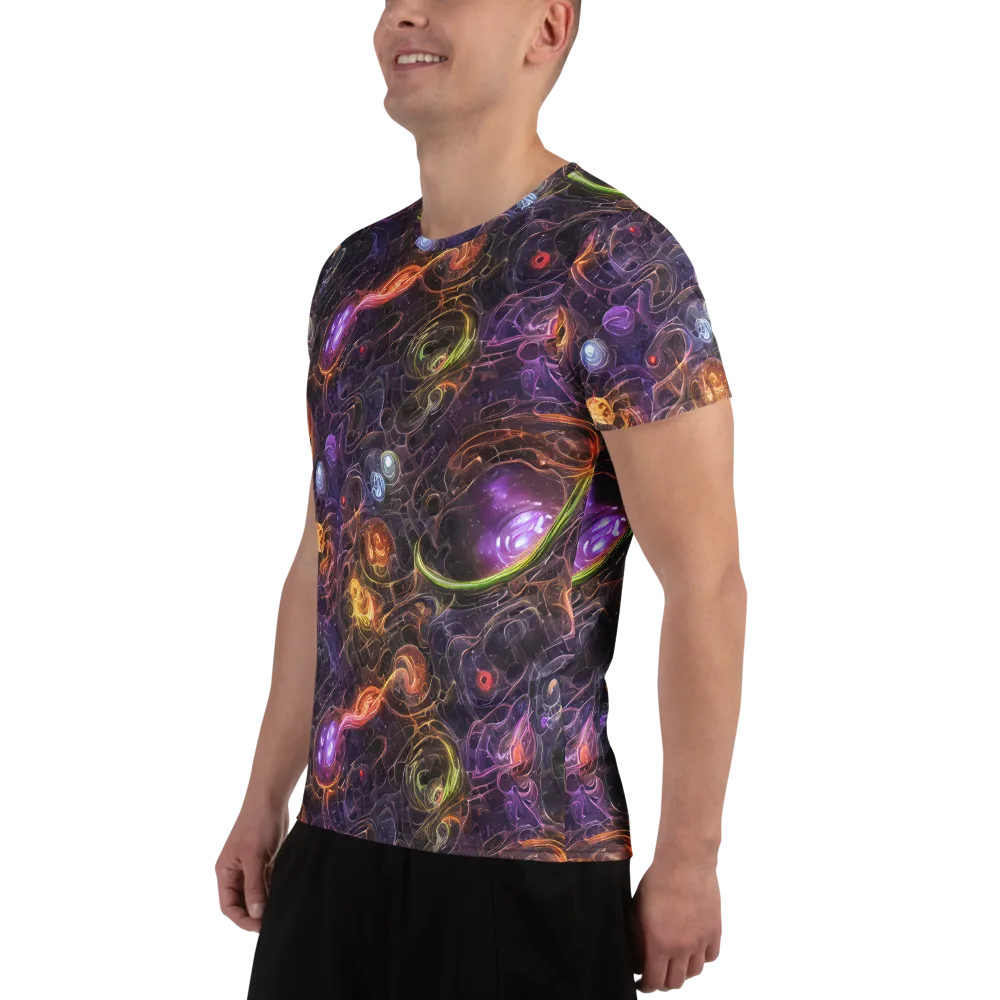 Luminous Gravity on Men's Athletic T-Shirt — Left