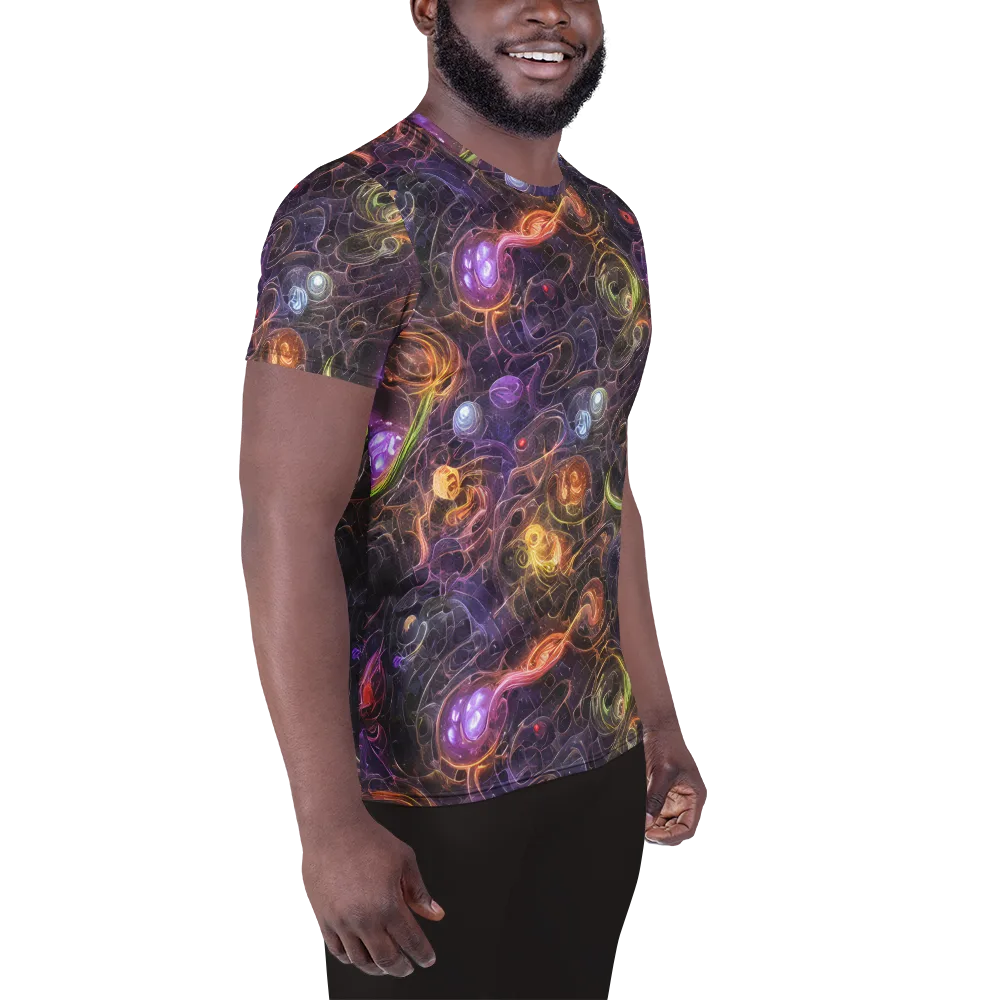 Luminous Gravity on Men's Athletic T-Shirt — Right