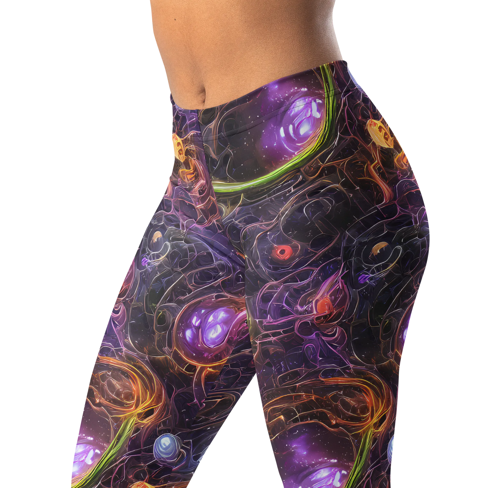Luminous Gravity on Leggings — Left Front