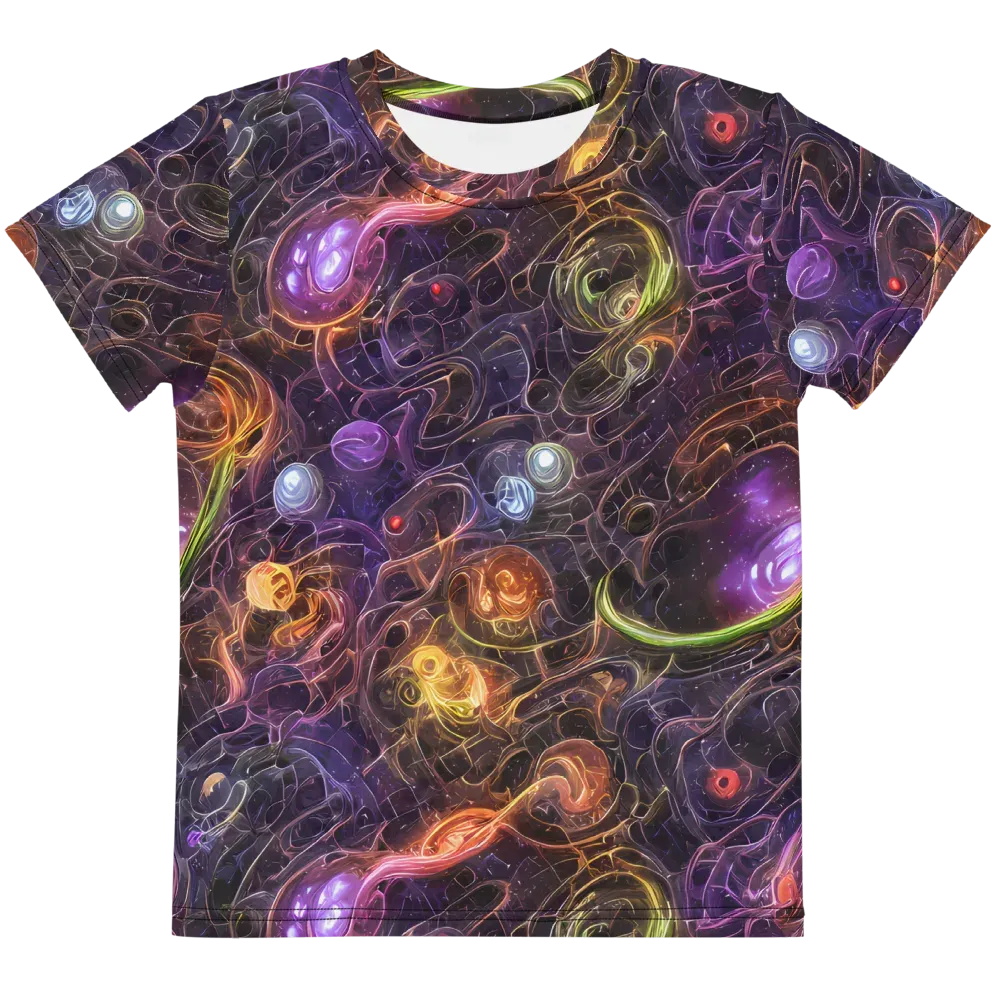 Luminous Gravity on Kids Crew Neck T-Shirt — Front