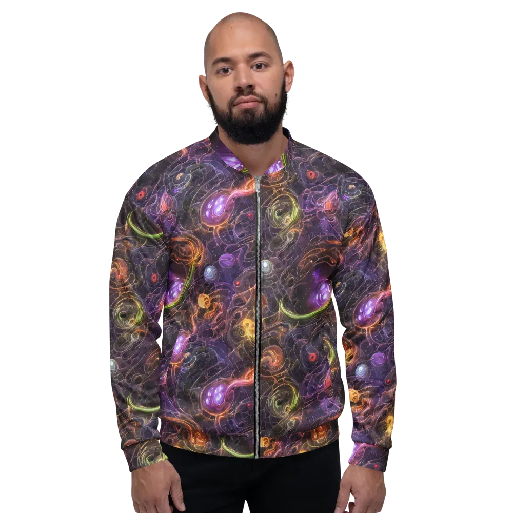 Luminous Gravity on Bomber Jacket — Front