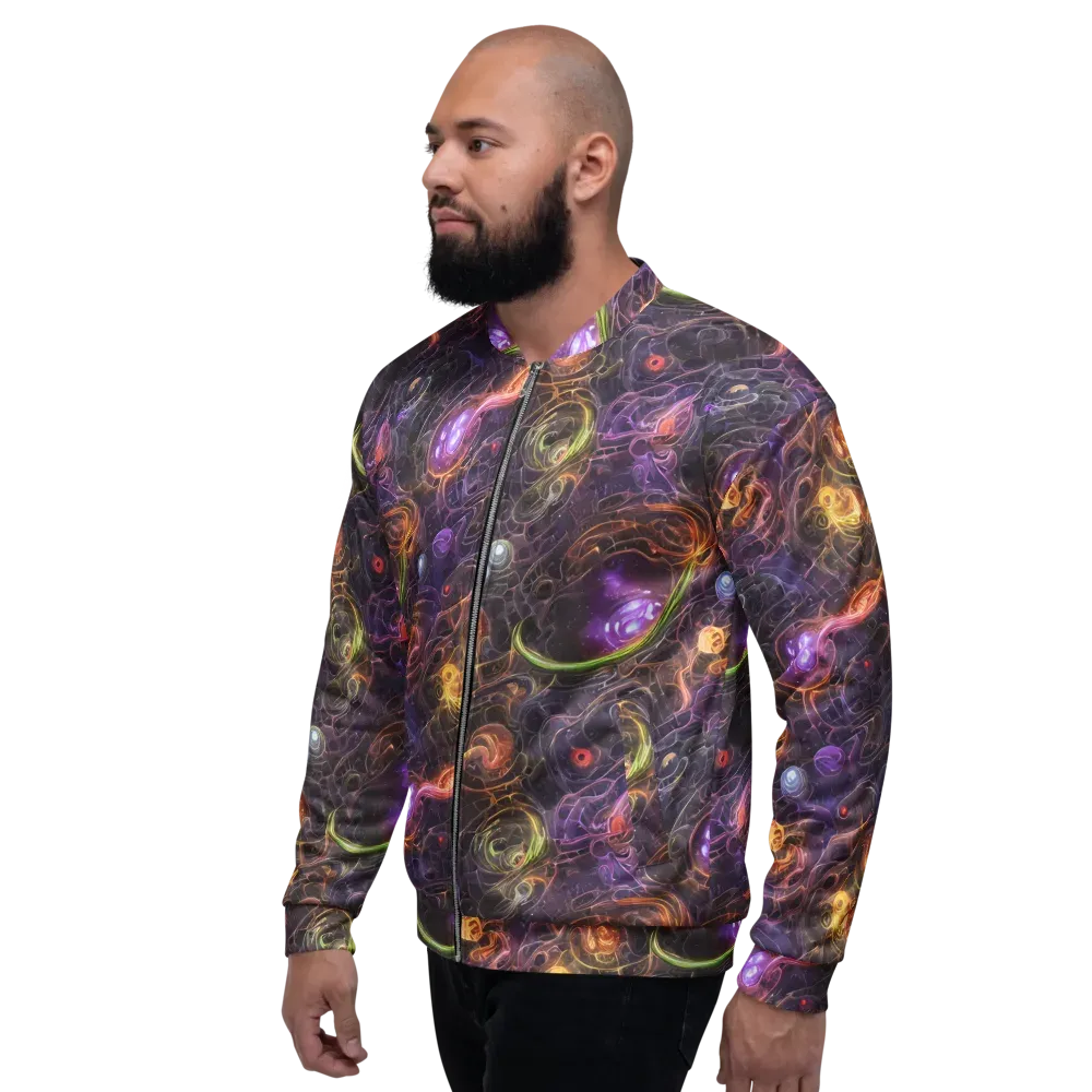Luminous Gravity on Bomber Jacket — Left