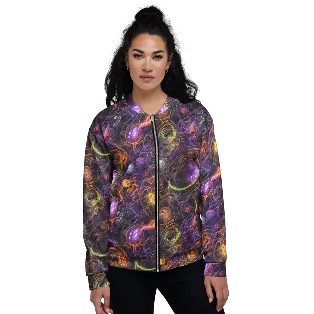 Luminous Gravity on Bomber Jacket — Front