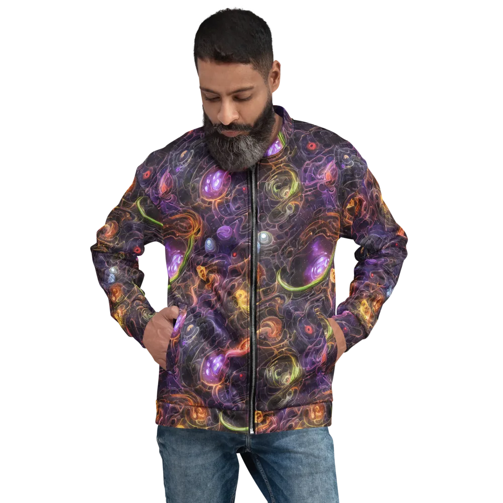 Luminous Gravity on Bomber Jacket — Front