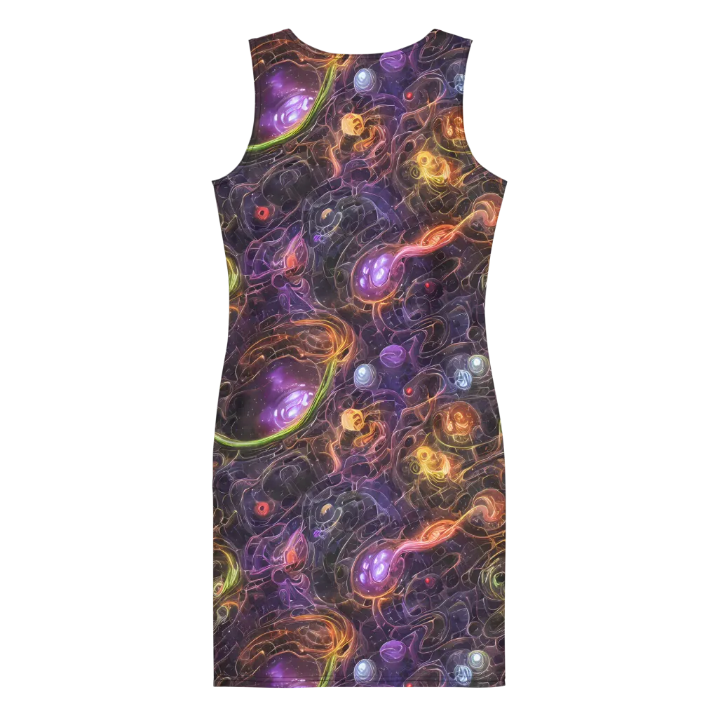 Luminous Gravity on Bodycon Dress — Back