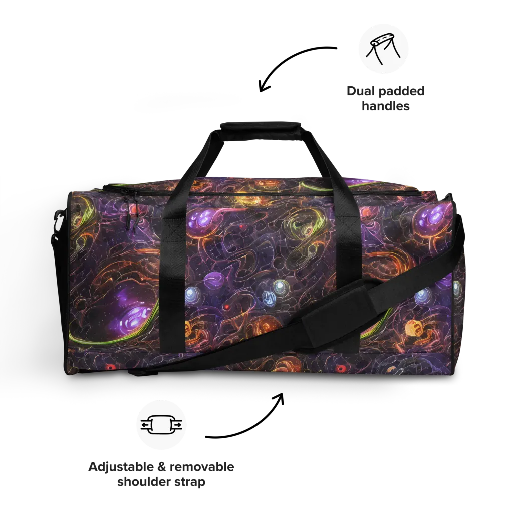 Luminous Gravity on Duffle Bag — Front