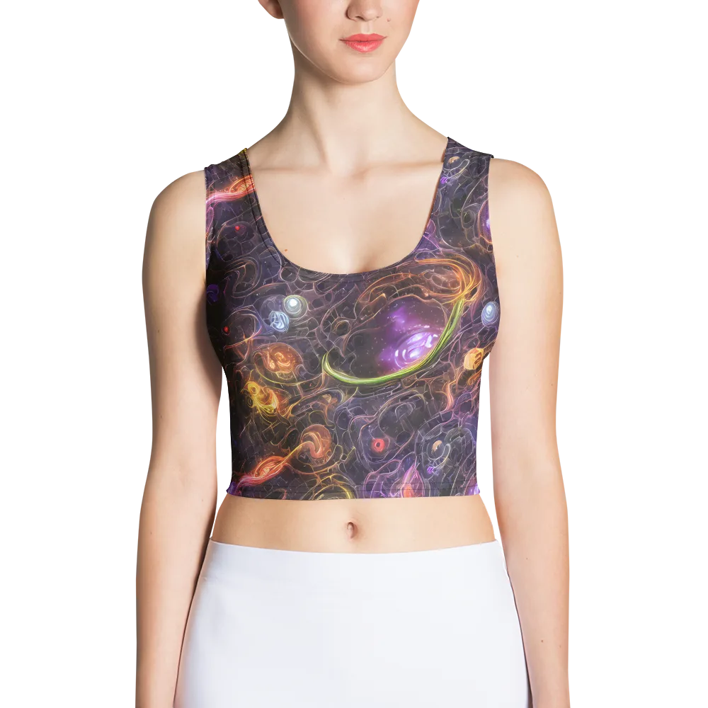 Luminous Gravity on Crop Top — Front