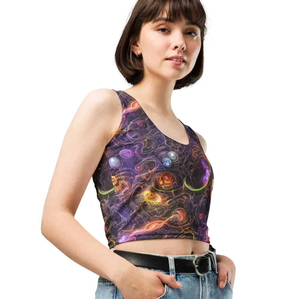 Luminous Gravity on Crop Top — Right Front