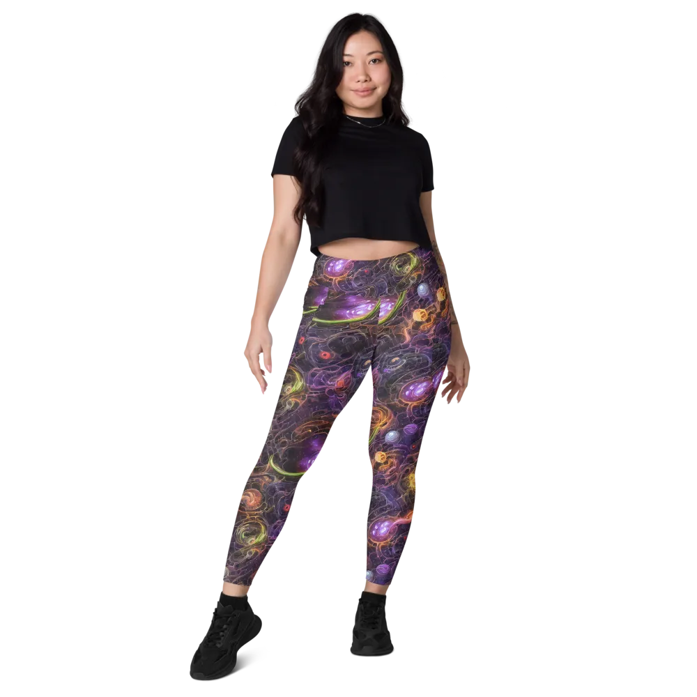 Luminous Gravity on Leggings with Pockets — Front