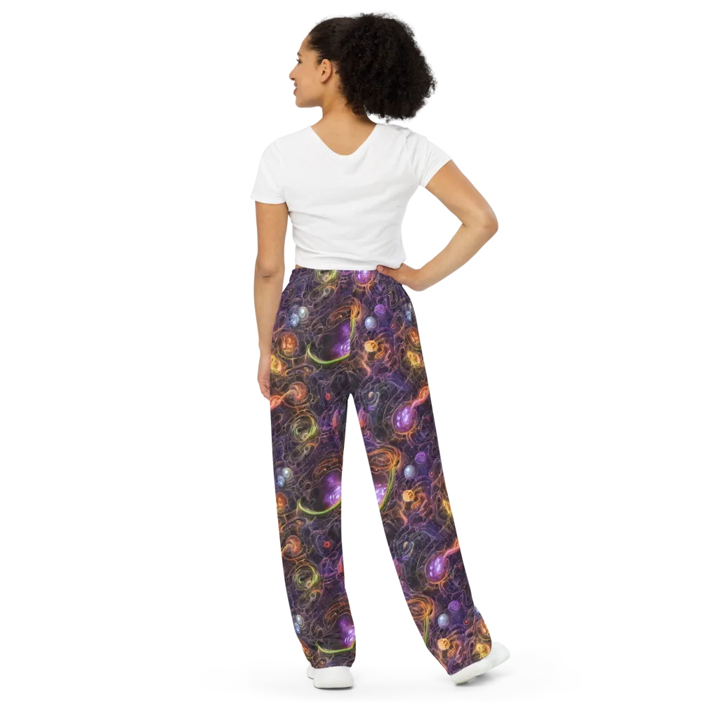Luminous Gravity on Wide-Leg Pants — Back